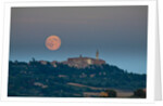 Full Harvest Moon over Pienza by Anonymous