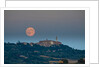 Full Harvest Moon over Pienza by Anonymous