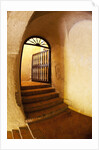 Stairway to the upper level by Anonymous