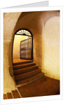 Stairway to the upper level by Anonymous