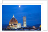 Main Duomo with Night Lights by Anonymous