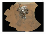Curiosity Rover at Rocknest Site by Anonymous