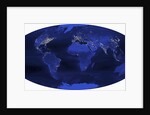 Earth Lights at Night by Anonymous