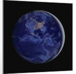 Nighttime satellite composite view of North and South America by Anonymous