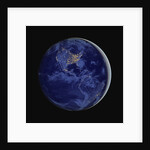 Nighttime satellite composite view of North and South America by Anonymous