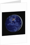 Nighttime satellite composite view of North and South America by Anonymous