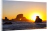 Sunset along Arch Rock, Ecola State Park, Oregon Coast, Pacific Northwest, United States by Anonymous