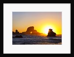 Sunset along Arch Rock, Ecola State Park, Oregon Coast, Pacific Northwest, United States by Anonymous