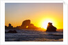 Sunset along Arch Rock, Ecola State Park, Oregon Coast, Pacific Northwest, United States by Anonymous