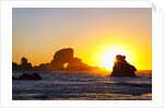 Sunset along Arch Rock, Ecola State Park, Oregon Coast, Pacific Northwest, United States by Anonymous