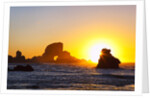 Sunset along Arch Rock, Ecola State Park, Oregon Coast, Pacific Northwest, United States by Anonymous