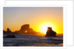 Sunset along Arch Rock, Ecola State Park, Oregon Coast, Pacific Northwest, United States by Anonymous
