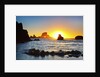Sunset along Arch Rock, Ecola State Park, Oregon Coast, Pacific Northwest, United States by Anonymous