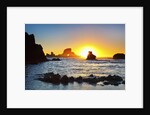 Sunset along Arch Rock, Ecola State Park, Oregon Coast, Pacific Northwest, United States by Anonymous