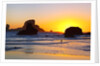 Sunset along Arch Rock, Ecola State Park, Oregon Coast, Pacific Northwest, United States by Anonymous