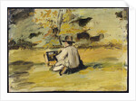 A Painter at Work by Paul Cezanne