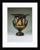 Apulian red figure calyx krater with a scene from Euripides' play by Anonymous