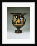 Apulian red figure calyx krater with a scene from Euripides' play by Anonymous
