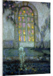 Glass Door onto the Garden by Henri Le Sidaner