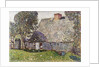 The Old Mulford House, Easthampton by Frederick Childe Hassam