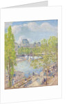 April, Quai Voltaire, Paris by Frederick Childe Hassam