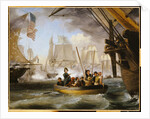 Commodore Perry Leaving the Lawrence for the Niagara at the Battle of Lake Erie by Anonymous