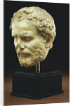 Roman Marble Portrait of Demosthenes by Anonymous