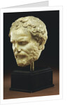 Roman Marble Portrait of Demosthenes by Anonymous