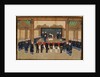 A Mandarin Receiving an Embassy of European Diplomats at his Court by Zhou Pei Chun