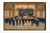 A Mandarin Receiving an Embassy of European Diplomats at his Court by Zhou Pei Chun