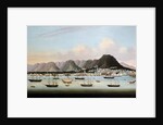 A View of Victoria, Hong Kong, with the Hulk H.M.S Princess Charlotte and American, British and French Shipping by Anonymous