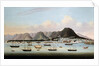 A View of Victoria, Hong Kong, with the Hulk H.M.S Princess Charlotte and American, British and French Shipping by Anonymous