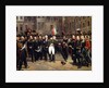 The Farewells of Fontainebleau, 20 April 1814 by Emile Jean Horace Vernet