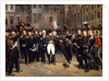 The Farewells of Fontainebleau, 20 April 1814 by Emile Jean Horace Vernet