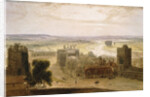 View from the Round Tower, Windsor Castle by William Daniell