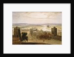 View from the Round Tower, Windsor Castle by William Daniell