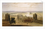 View from the Round Tower, Windsor Castle by William Daniell