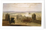 View from the Round Tower, Windsor Castle by William Daniell