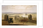 View from the Round Tower, Windsor Castle by William Daniell