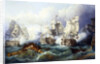 The Battle of Trafalgar by follower of Philip James de Loutherbourg by Anonymous