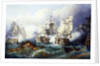 The Battle of Trafalgar by follower of Philip James de Loutherbourg by Anonymous