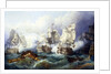 The Battle of Trafalgar by follower of Philip James de Loutherbourg by Anonymous