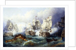 The Battle of Trafalgar by follower of Philip James de Loutherbourg by Anonymous