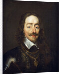 Portrait of King Charles I, bust length by William Dobson