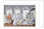 The Royal Harem Playing Pachisi in a Lucknow Palace by Anonymous