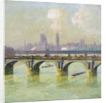 Waterloo Bridge and Hungerford Bridge with the Houses of Parliament Beyond by Emile Claus