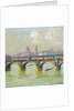 Waterloo Bridge and Hungerford Bridge with the Houses of Parliament Beyond by Emile Claus