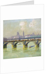 Waterloo Bridge and Hungerford Bridge with the Houses of Parliament Beyond by Emile Claus