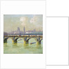 Waterloo Bridge and Hungerford Bridge with the Houses of Parliament Beyond by Emile Claus