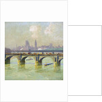 Waterloo Bridge and Hungerford Bridge with the Houses of Parliament Beyond by Emile Claus